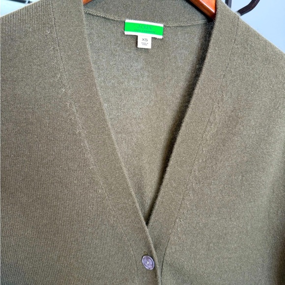 J Crew 💯 Cashmere V-Neck Cardigan Sweater - Picture 7 of 10